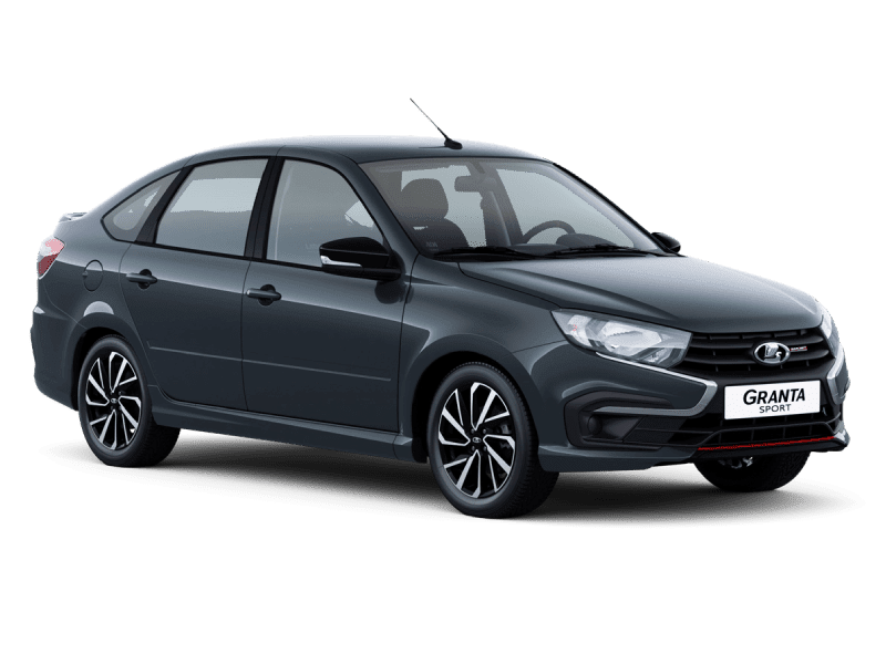 Lada Granta Sport Лифтбек - СЕРЕБРИСТО-ТЕМНО-СЕРЫЙ "БОРНЕО" (633) - МЕТАЛЛИК